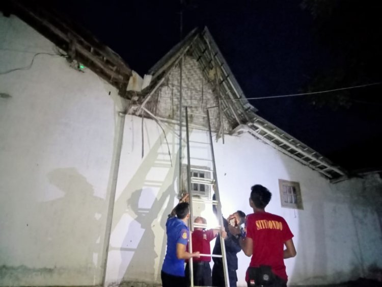 Bikin Resah, Petugas Damkar Evakuasi Sarang Tawon di Rumah Warga Dawuhan