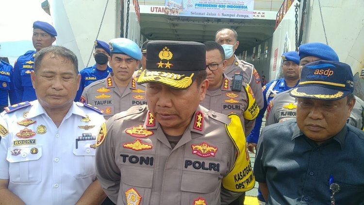 Pastikan KTT G20 Aman, Kapolda Jatim Tinjau Pelabuhan Ketapang Banyuwangi