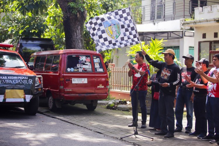 Pemkab Kediri Salurkan Donasi untuk Korban Gempa Cianjur