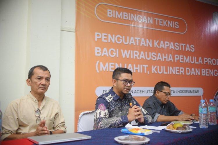 Penguatan Kapasitas Wirausaha Pemula, Diskop dan UKM Aceh Gelar Bimtek