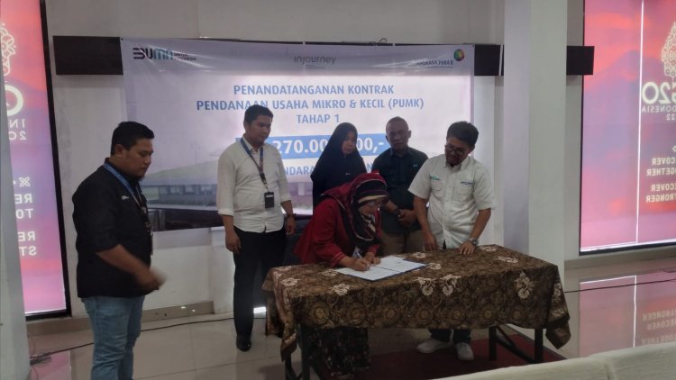 Dongkrak Sektor Ekonomi Arus Bawah, PT AP2 Gelontorkan CSR Rp 270 Juta