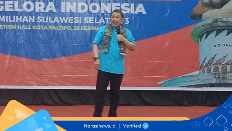 Pesan Anis Matta Di hadapan Kader Partai Gelora Sulawesi Selatan