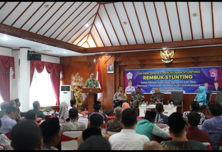 Pj Wali Kota Lhokseumawe Minta Alokasi Dana Pokir untuk Turunkan Angka Stunting,