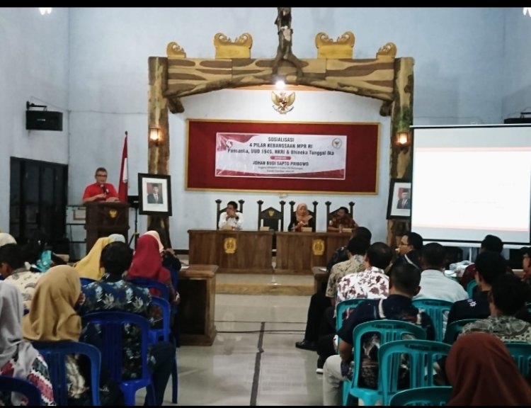 Anggota MPR RI Sosialisasikan 4 Pilar Kebangsaan di Desa Tambakrejo