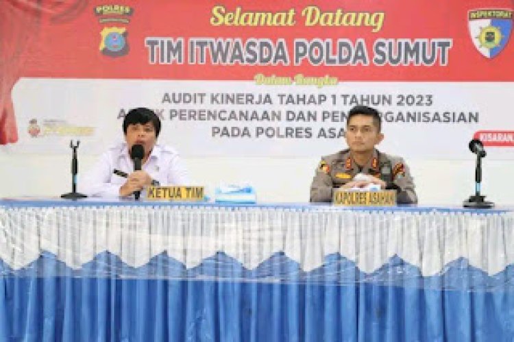 Polres Asahan Gelar Pelaksanaan Audit Kinerja Tahap 1 2023 Itwasda Polda Sumut