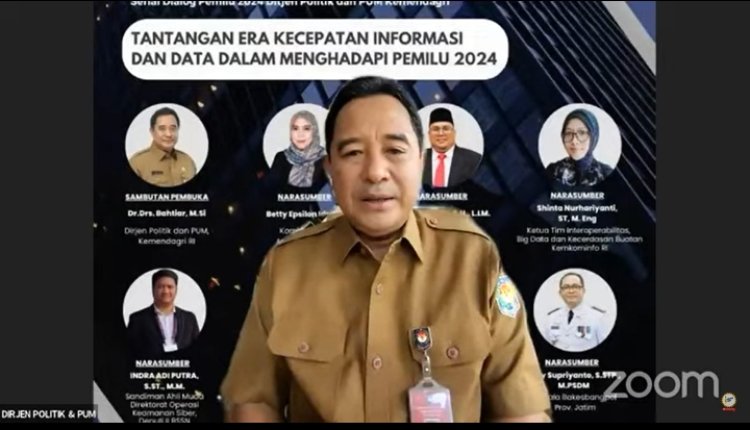 Hadapi Kecepatan Informasi dan Data Jelang Pemilu, Kemendagri Bangun Literasi Digital