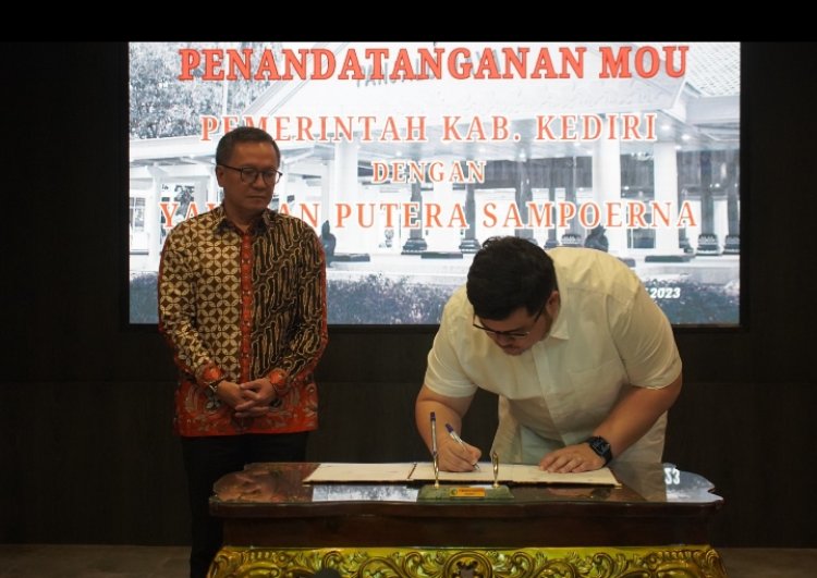 Kerjasama dengan Putera Sampoerna Foundation, Mas Dhito Dirikan Boarding School di Pare