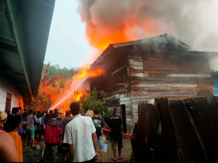 Belasan Rumah di Gayo Lues Hangus Terbakar