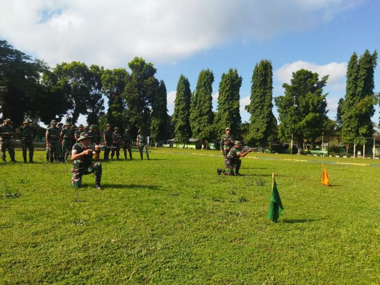 Begini Cara Latihan Teknik Dasar Bertempur Personel Korum Yonif 511/DY