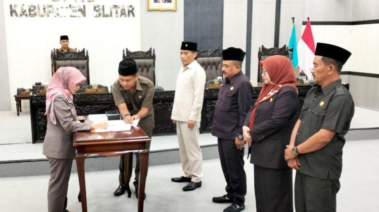 DPRD Kabupaten Blitar Gelar Paripurna Tentang Pertanggung Jawaban APBD 2022 dan Perubahan AKD