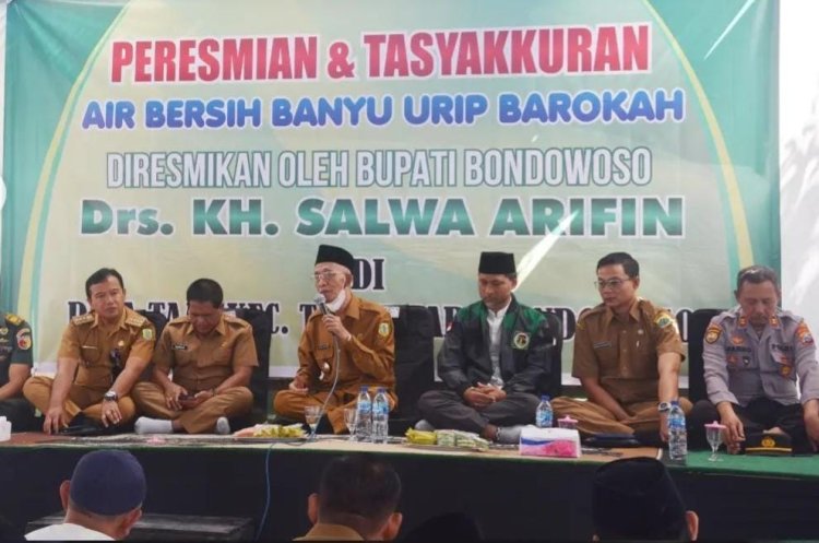 Bupati Bondowoso Resmikan Sumur Air Bersih Banyu Urip Barokah