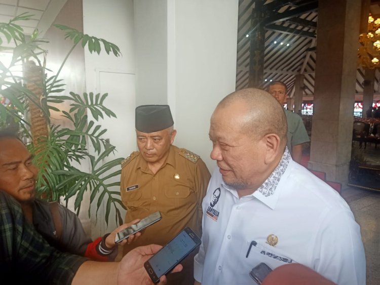 La Nyalla Minta Semua Kembali Pada UUD 1945, pada Sarasehan dan Serap Aspirasi di Kabupaten Malang