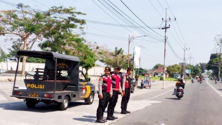 Patroli Harkamtibmas Polres Blitar Tingkatkan Kondisifitas Masyarakat