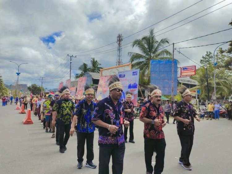 Intip Semarak Karnaval Seni Budaya Jelang HUT RI ke-78 di Raja Ampat