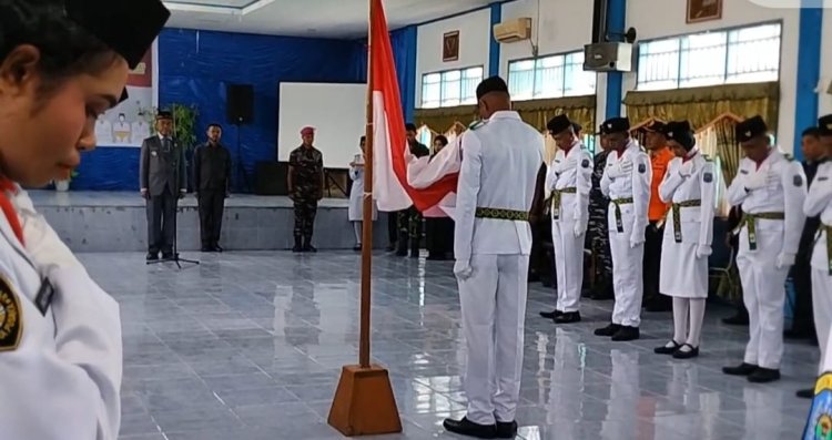 33 Personil Paskibraka Raja Ampat Dikukuhkan