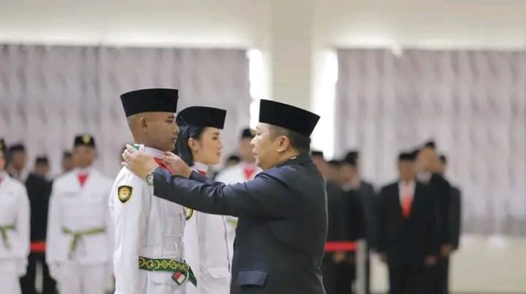 Bupati Hendy Kukuhkan Anggota Paskibraka Jember