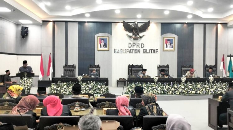 DPRD Blitar Paripurna Usulan Pengunduran Wakil Bupati