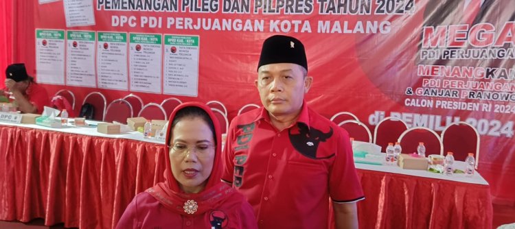 Target 16 Kursi di Pileg 2024, Ketua DPC PDI-P Kota Malang Petakan Dapil