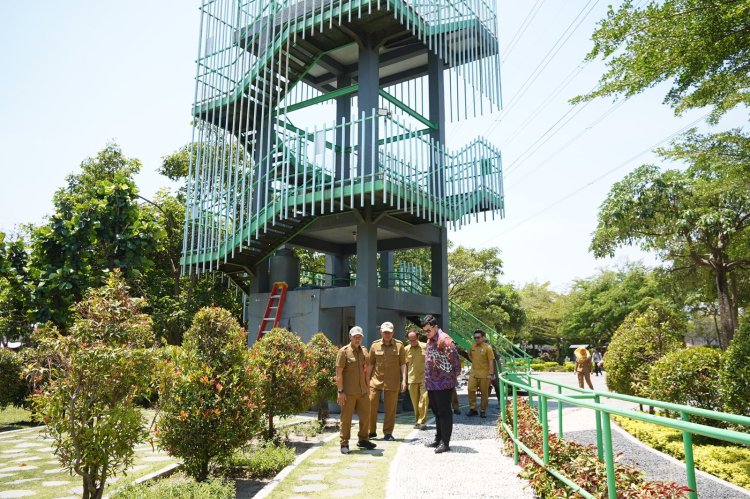 Mas Dhito Kembangkan Taman Hijau SLG Sesuai Kebutuhan Rakyat