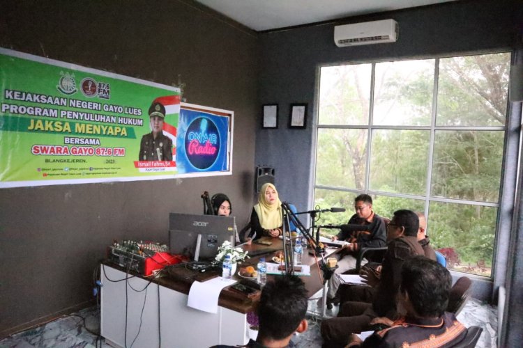 Kejari Gayo Lues Gelar Program Jaksa Menyapa