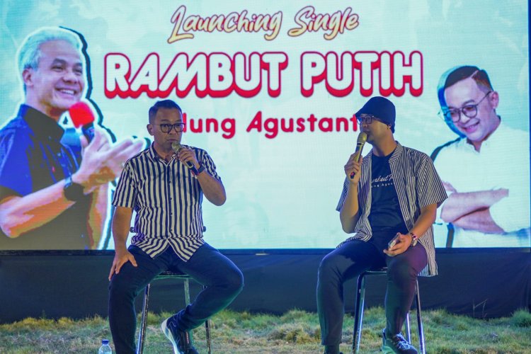 Launching Lagu Rambut Putih, Mas Pulung Sosialisasikan Ganjar Pranowo