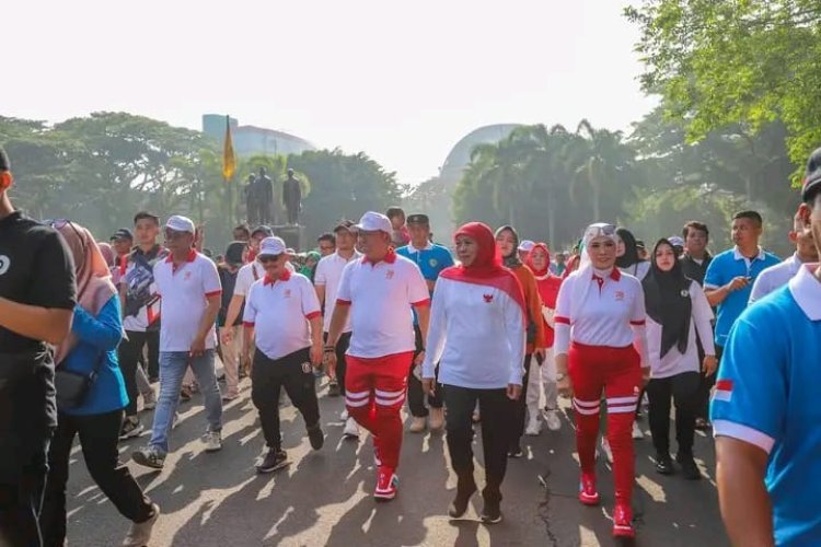 Gubernur Khofifah dan Bupati Hendy Ajak Warga Jember Menyambut Tahun Politik dengan Guyub