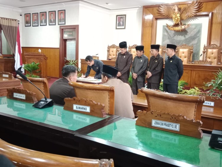 DPRD Tulungagung Gelar Rapat Paripurna Agenda Penyampaian LKPJ Bupati TA 2023