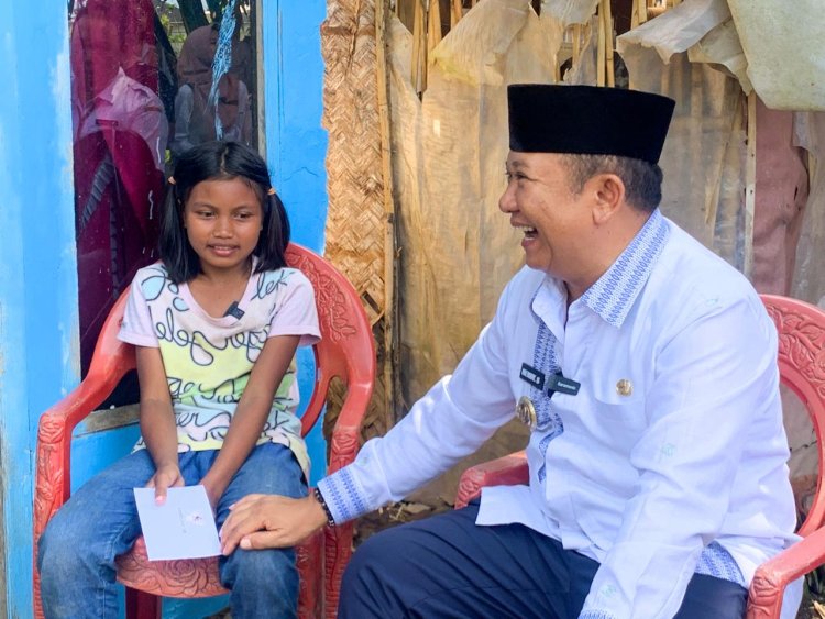 Bupati Hendy Temui Anak Putus Sekolah yang Bercita-cita Jadi Dokter Gigi