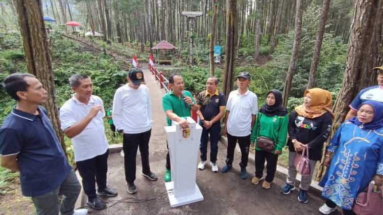 Bupati dan Wabup Jember Luncurkan EXIS di Air Terjun Tujuh Bidadari