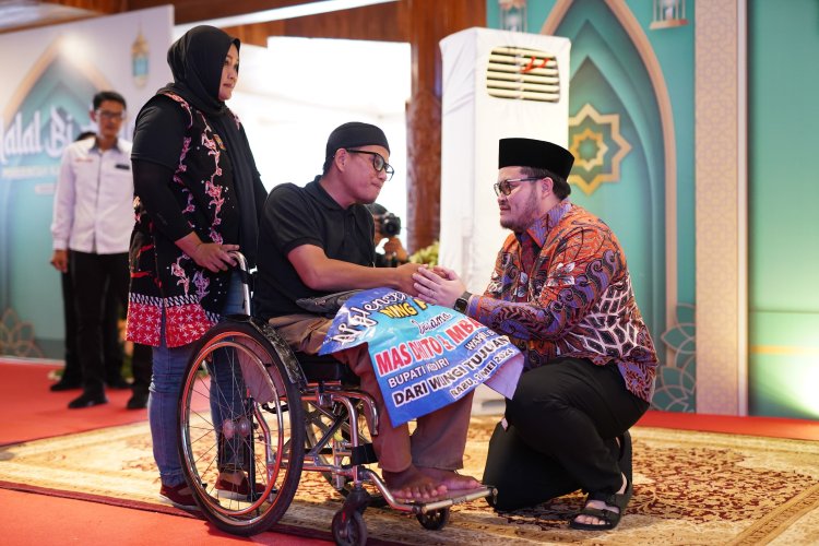 Halal Bihalal, Mas Dhito Didoakan Warga Bisa Lanjutkan Pembangunan di Kabupaten Kediri