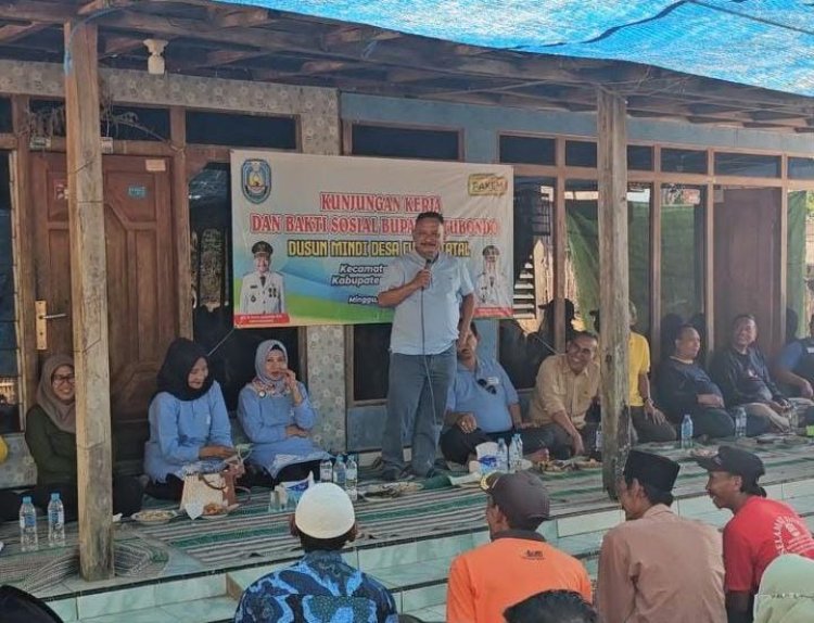 Bupati Situbondo Bawa Kabar Baik, 156 SR Air untuk Warga Mindi