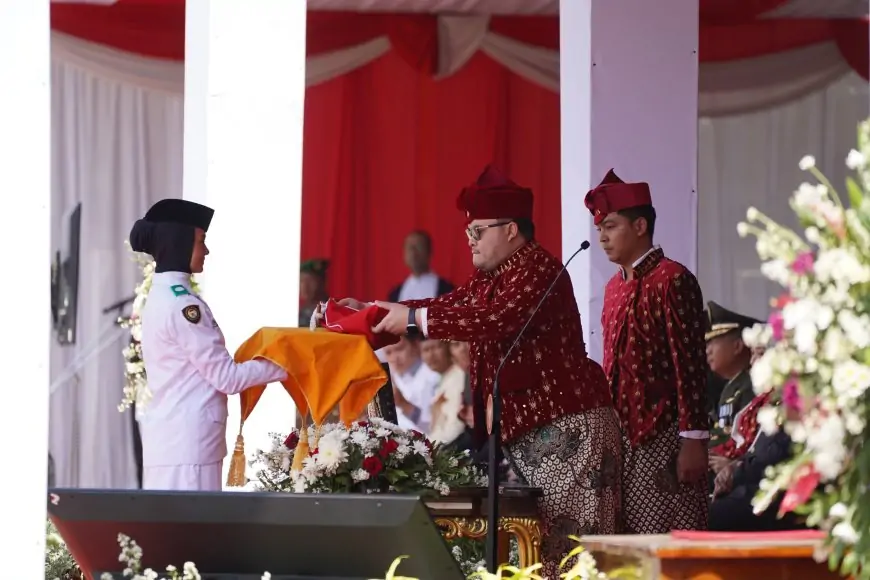 Bupati Dhito Berharap Slogan HUT RI ke-79 Jadi Langkah Menuju Peradaban Baru