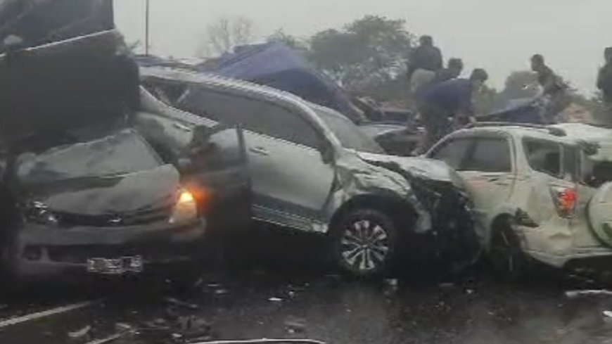 Tragis, Korban Tewas Akibat Kecelakaan Beruntun di Tol Cipularang