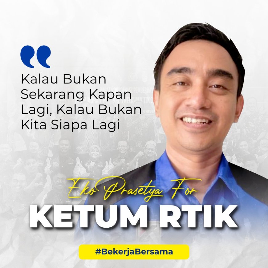 Eko Prasetya Kandidat Kuat Ketua Relawan TIK 2024 - 2028