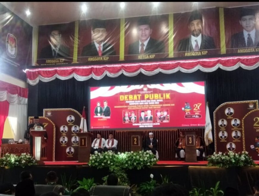 KIP Gayo Lues Gelar Debat Publik Pertama Paslon Bupati dan Wakil Bupati 2024