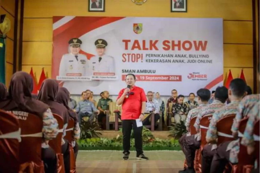 Bupati Hendy Siswanto Sosialisasikan Bahaya Kekerasan Anak dan Nikah Dini di Jember