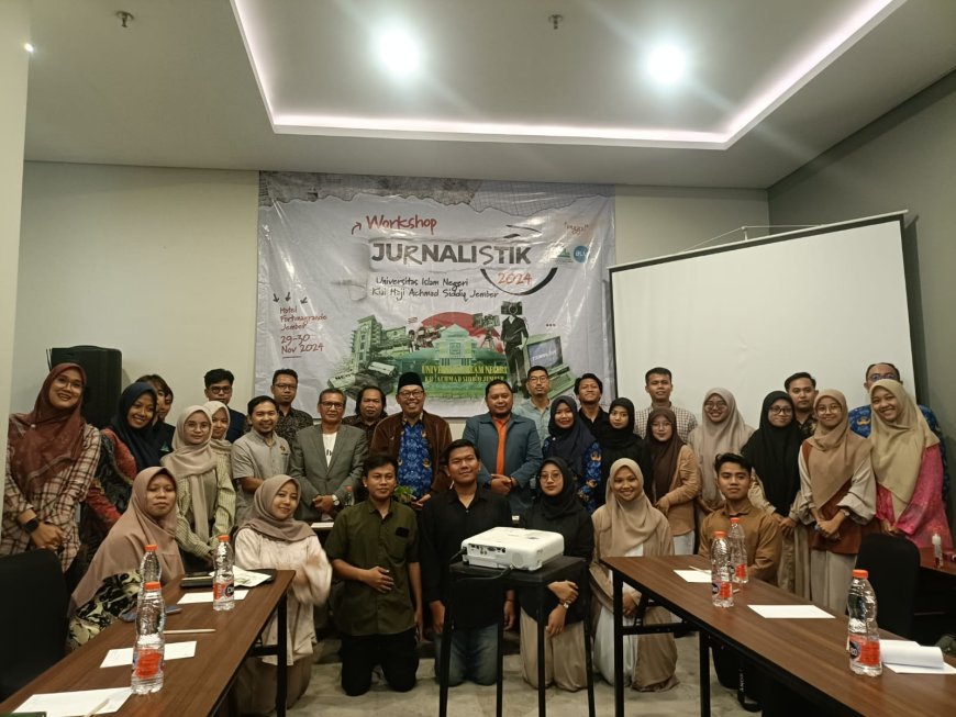 Optimalisasi Media Kampus, UIN KHAS Jember Tingkatkan Kemampuan Jurnalistik melalui Workshop